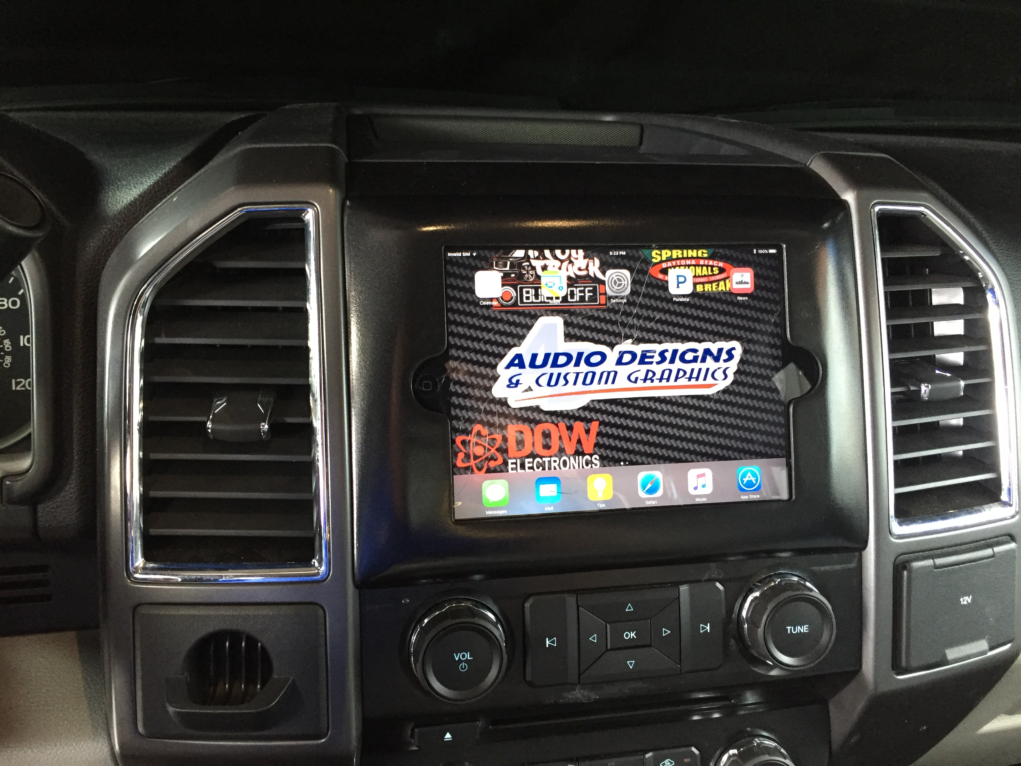 2015 2016 2017 Ford F150 iPad Mini Dash Kit - AudioDesigns CG Store