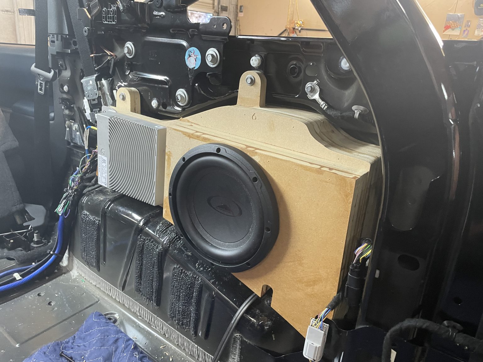 Ford Bronco Custom Phantom Fit Subwoofer Enclosure with Subwoofer 2021