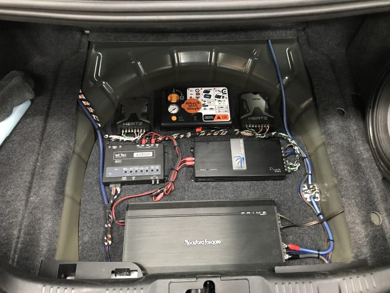 2015-2018 Ford Mustang Amp Rack - AudioDesigns CG Store