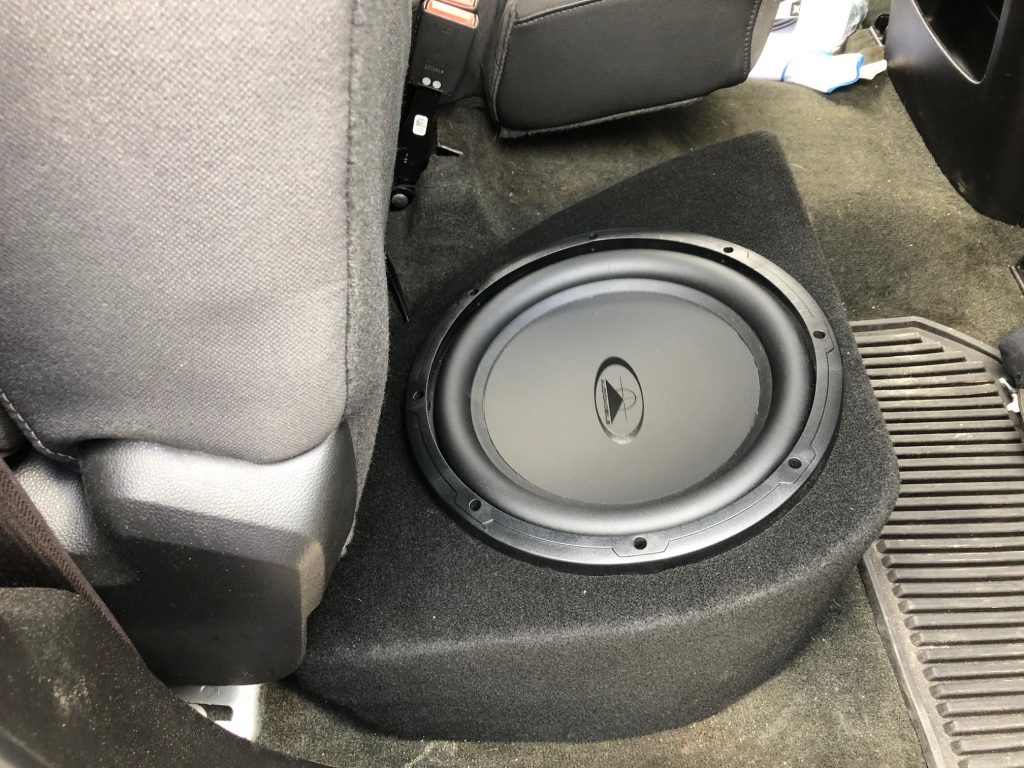 2018 Chevy Silverado Crew Cab Subwoofer Box