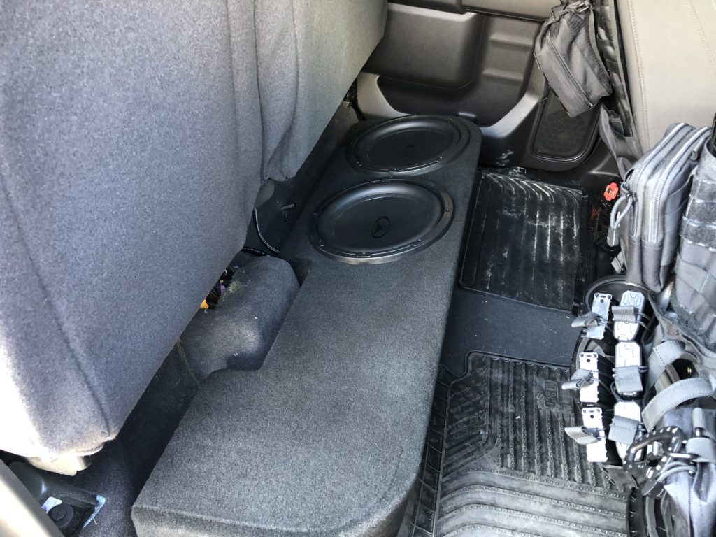 2019 and up Chevrolet Silverado and GMC Sierra 1500 Subwoofer Enclosure ...