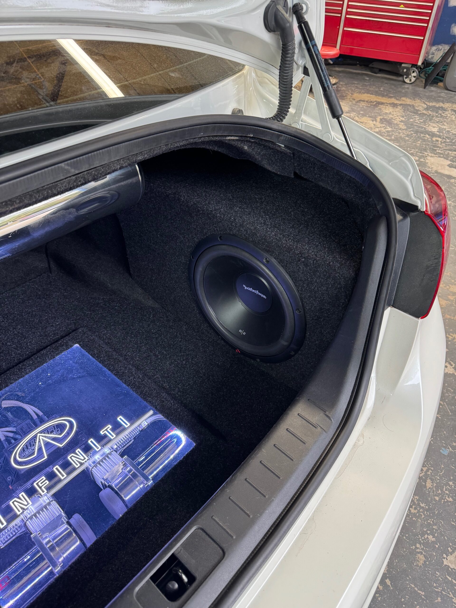 Infiniti Q70 Custom Phantom Fit Enclosure